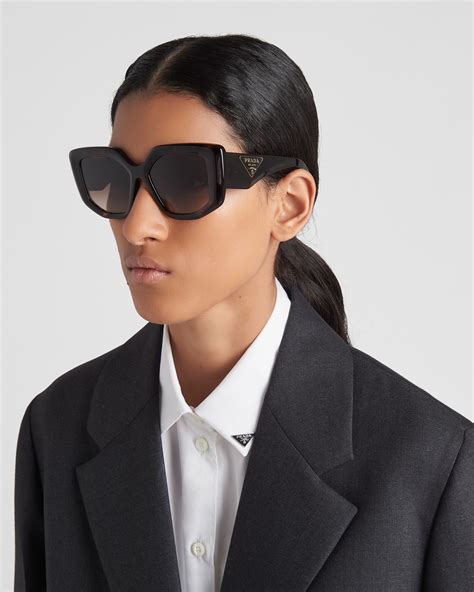 what are prada sunglasses made of